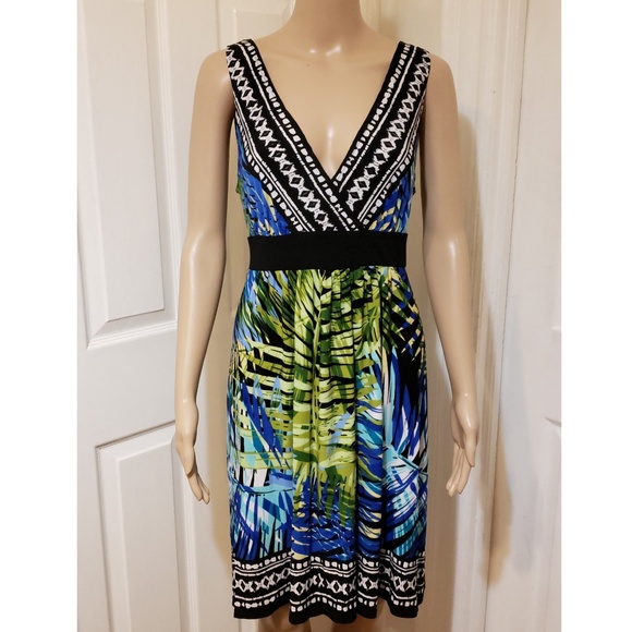 NWT| Connected Petite {TROPICAL PRINT DRESS} 14P - Picture 5 of 9